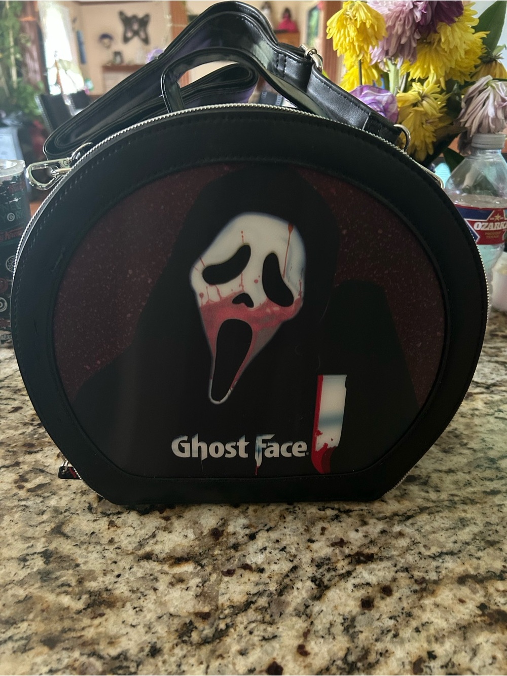 Ghost face black Crossbody Bag